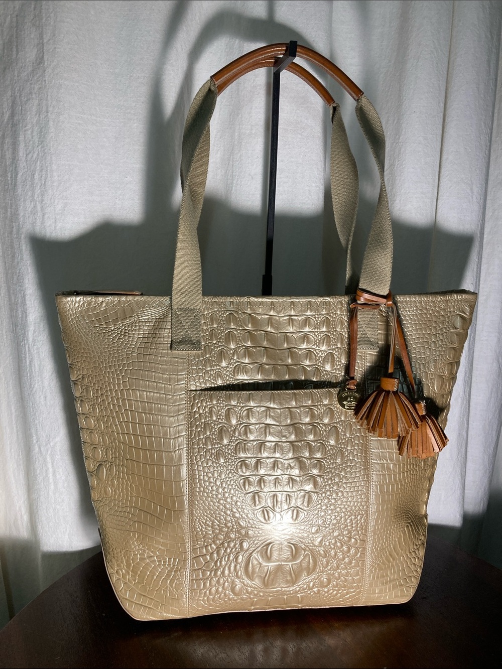 VNTG Brahmin Tall Melbourne Large Tote SHOULDERBAG